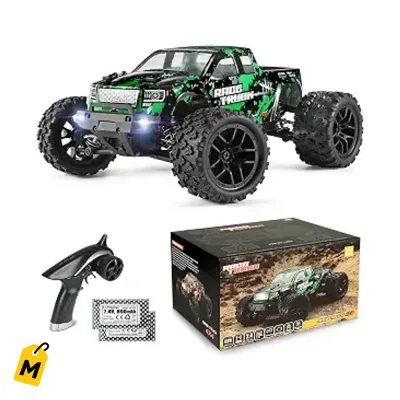 HAIBOXING Carro RC 4x4 Todoterreno 18859 - Super Rapido 36 KPH, Impermeable, 2 Baterias