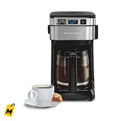 Cafetera Hamilton Beach FrontFill 12 Tazas Programable - Tu Cafe al Punto