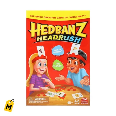 Hedbanz Headrush: El Juego de Adivinar Pa Gozar en Grande