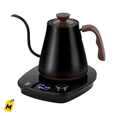 Hervidor Electrico Cuello de Ganso para Cafe Colao y Te - Control Preciso, Calentamiento R