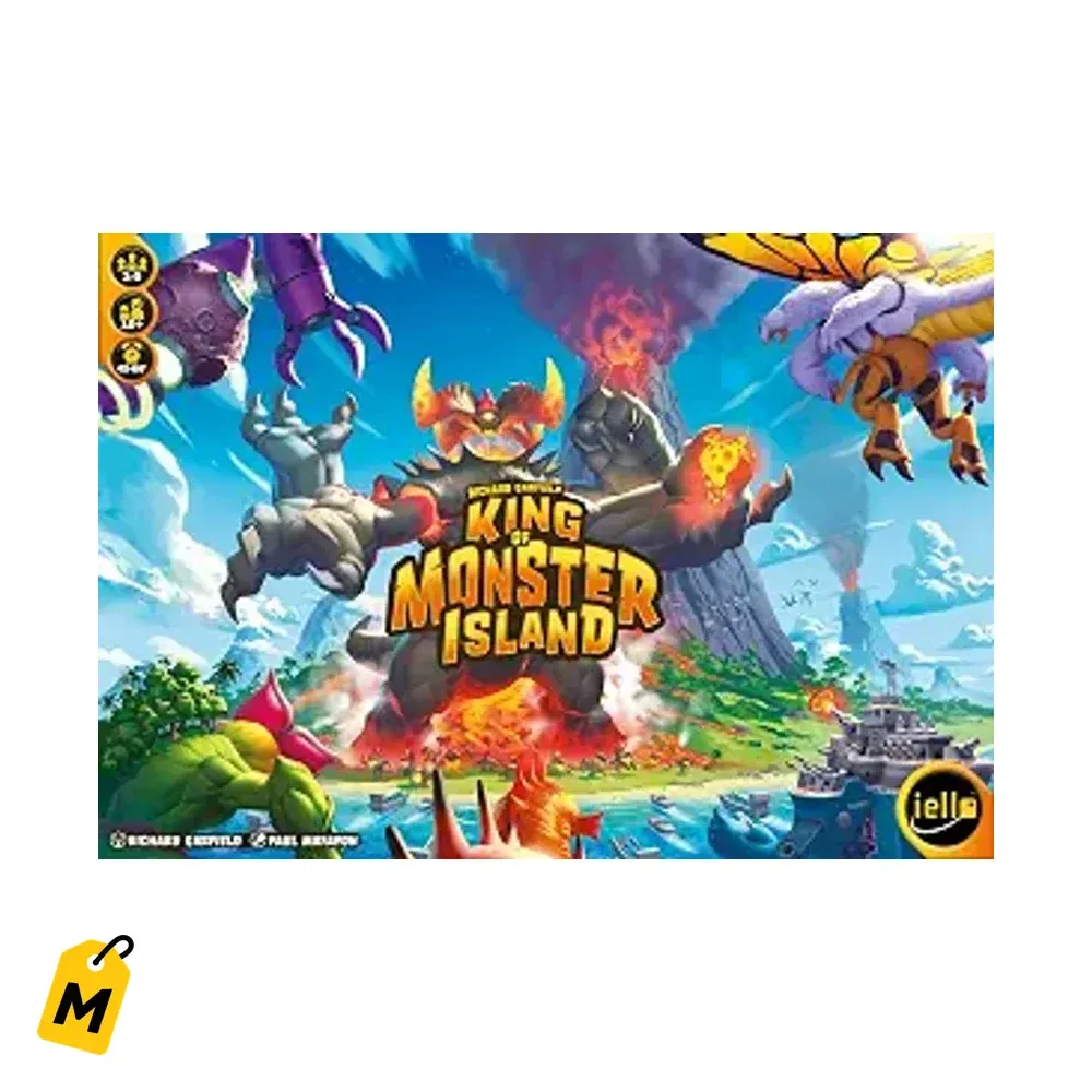 IELLO: King of Monster Island - Juego de Mesa Cooperativo - Lucha Contra Kaijus