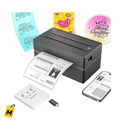 Impresora Termica Bluetooth 4x6 pa Etiquetas - La Maquina Perfecta pa tu Negocio