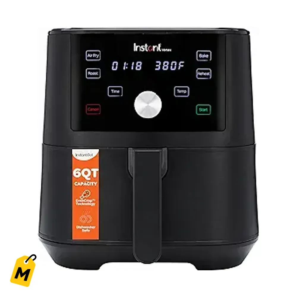 Instant Pot Vortex 6QT XL: Freidora de Aire 4 en 1, pa' to' tus antojos, rapido y facil!