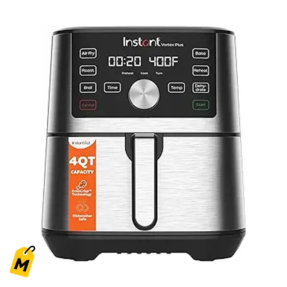 Instant Pot Vortex Plus 4QT Freidora de Aire 6 en 1. Frie, Hornea, Asa y mas!