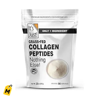 It's Just! Colageno Peptidos 1.25lb - Pastoreo, Piel Radiante y Articulaciones Flexibles