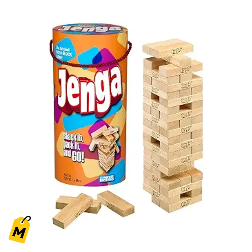 Jenga Hasbro: El Juego de Bloques de Madera Pa la Familia y la Juntadera