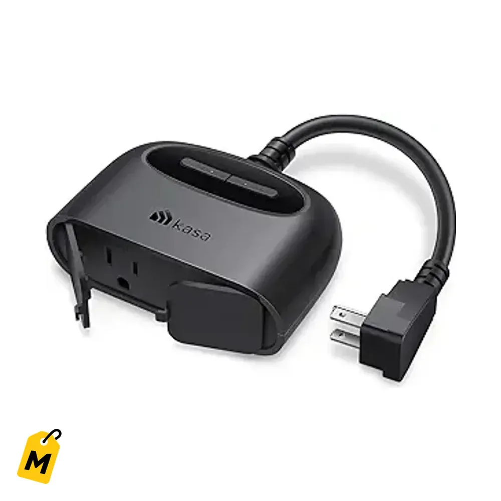 Kasa Smart Plug Exterior Wi-Fi 2 Salidas Pa Tu Casa Controla Con Alexa y Google