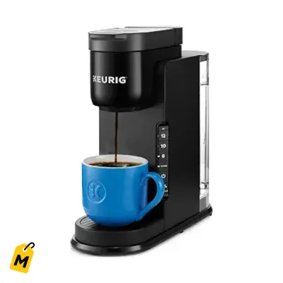Keurig K-Express Negra, cafetera de una taza, 3 tamanos, cafe intenso, tanque 42oz
