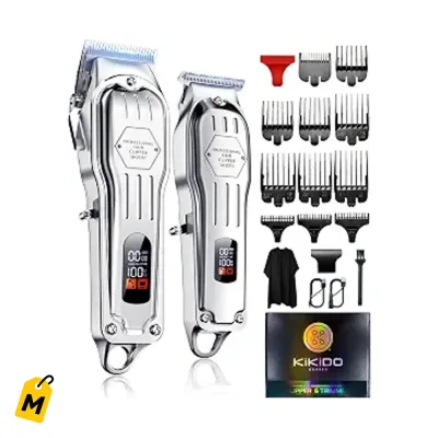 KIKIDO Maquina Pelo Inalambrica Pro Kit Completo Hombre y Familia