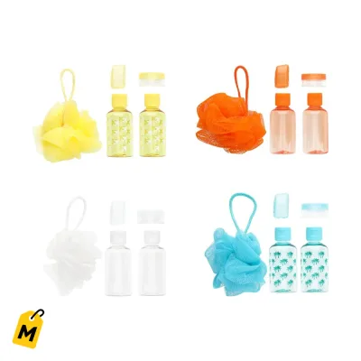 Kit de Viaje April Bano y Ducha 5 Piezas Colores Surtidos