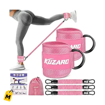 KUZARO Bandas de Resistencia para Tobillos - Piernas y Pompis de Pelicula