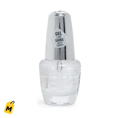 L.A. Colors Brillo Gel Transparente Uñas Efecto Salon Facil