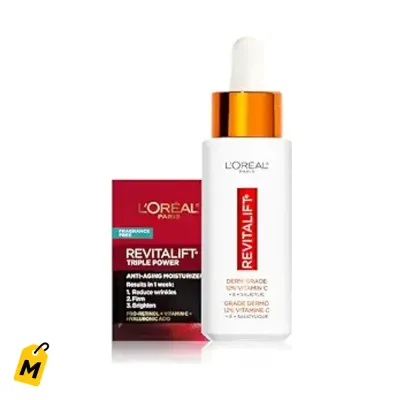 L'Oreal Revitalift Serum Vitamina C Pura Piel Radiante y Joven con Muestra