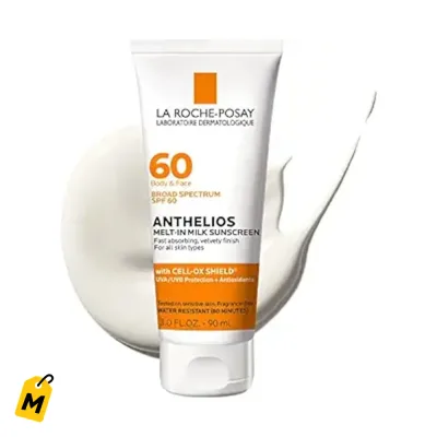 La Roche-Posay Anthelios Leche Solar SPF 60 Cara y Cuerpo Proteccion Total y Ligera