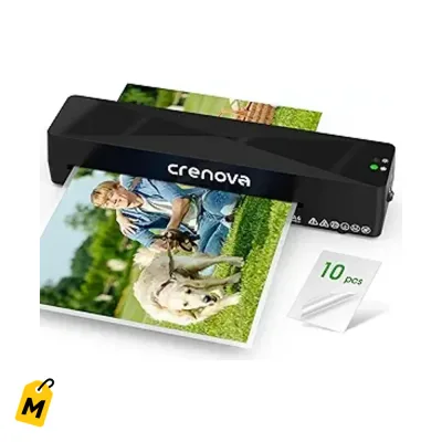 Laminadora Crenova A4 Caliente Frio Rapida pa Casa Oficina Escuela y Negocio
