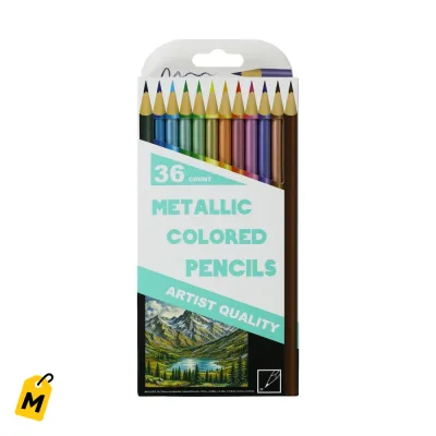 Lapices Metalicos 36 Colores Pa Que Tus Dibujos Brillan Duro