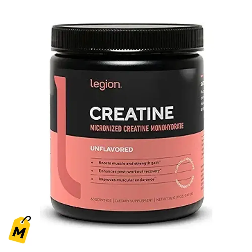 LEGION Creatina Micronizada - Pa Musculos Fuertes y Recuperacion al Maximo