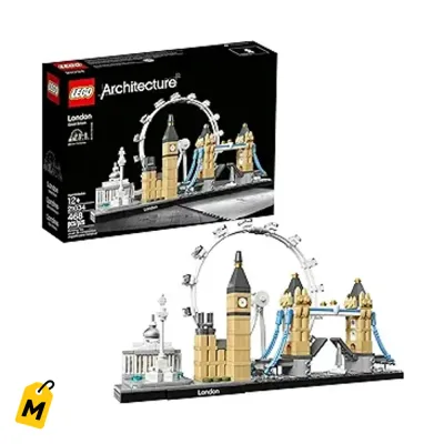 LEGO Arquitectura Londres Skyline 21034 Set de Construccion Regalo Pa Grandes y Chiquitos 