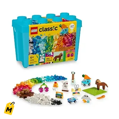 LEGO Classic Bloques Creativos pa Ninos - Juguete Sensorial 4+ Anos