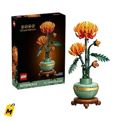LEGO Crisantemo Botanicals - Flor pa armar y decorar tu casa o regalar