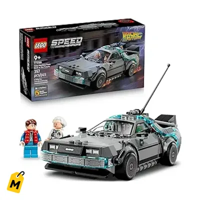 LEGO DeLorean Volver al Futuro: Arma la Maquina del Tiempo y Viaja con Marty y Doc