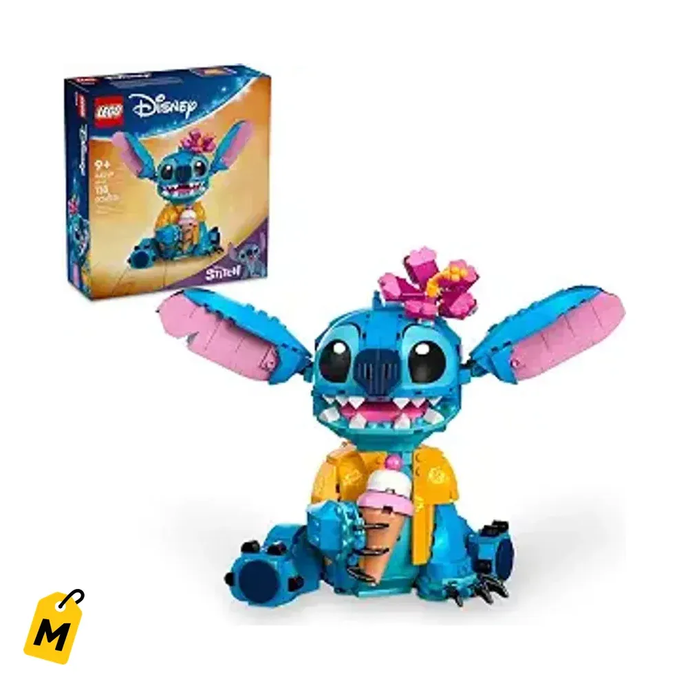 LEGO Disney Stitch: Figura Armable con Helado - Regalo Chulo pa Ninos y Fans de Lilo y Sti