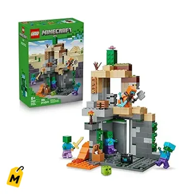 LEGO Minecraft Mazmorra Zombie: Arma y Juega con Personajes pa Ninos 8+