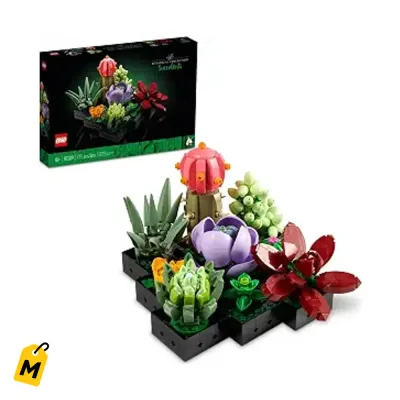LEGO Suculentas Botanicas - Plantas Artificiales Pa Tu Casa u Oficina - Regalo Chulo