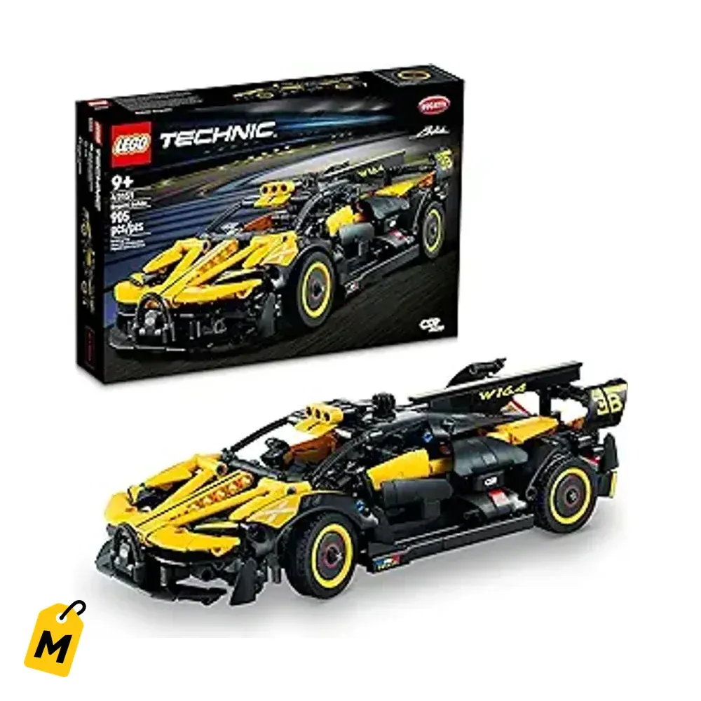 LEGO Technic Bugatti Bolide - Carro de Carrera Pa Armar - Juguete de Ingenieria 9+