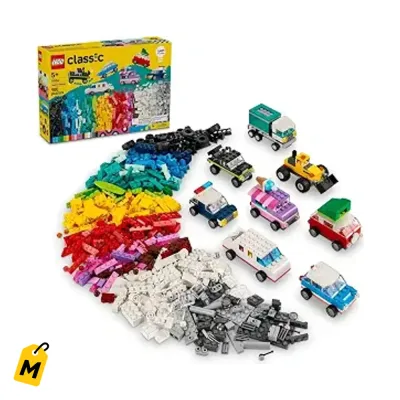 LEGO Vehiculos Creativos: Arma Policia, Helado y mas. Pa ninos 5+