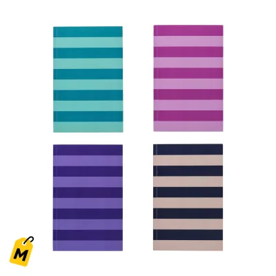 Libreta Jot Bicolor Rayada Colores Surtidos Pa Tus Apuntes