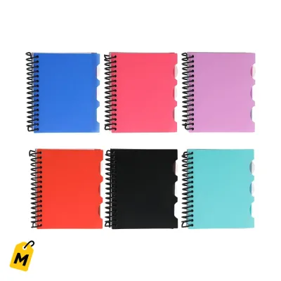 Libreta Mini Jot 4 Materias Espiral Pa Que Te Organices Donde Sea