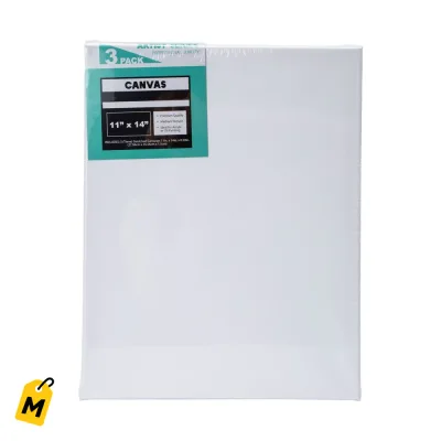 Lienzos Premium 11x14 Pulgadas - Pack de 3 para tus Obras de Arte