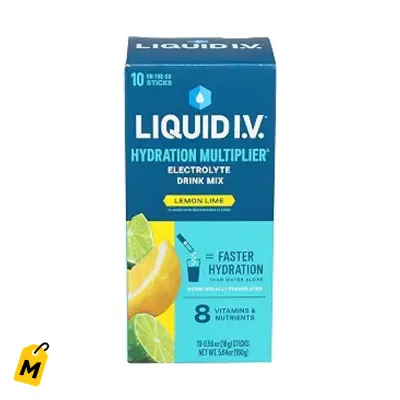Liquid IV Limon y Lima - 10 Sobres - Pa Que Te Hidrates Bien