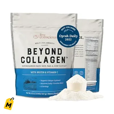 Live Conscious Colageno Beyond: Piel Joven, Articulaciones Flexibles y Mas Energia
