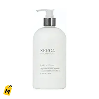 Locion Corporal Unisex Zero Por Ciento - 15.5oz - Ligera, Fresca y Nutritiva, Sin Quimicos