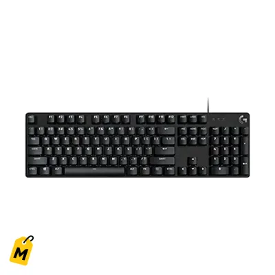 Logitech G413 SE Teclado Gaming Mecanico Negro - Con Luz, Anti-Ghosting, Aluminio