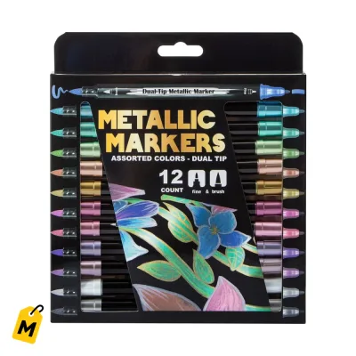 Marcadores Metalicos 12 Unidades