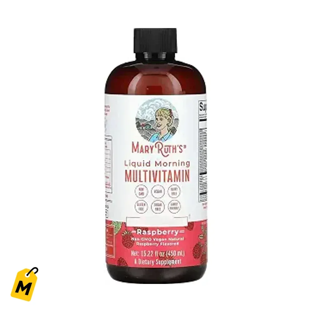 MaryRuths Multivitaminico Liquido Pa Toda La Familia Sabor Frambuesa