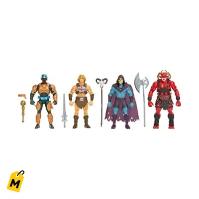 Masters of the Universe Pack 4 Figuras He-Man Skeletor Pelicula 2026