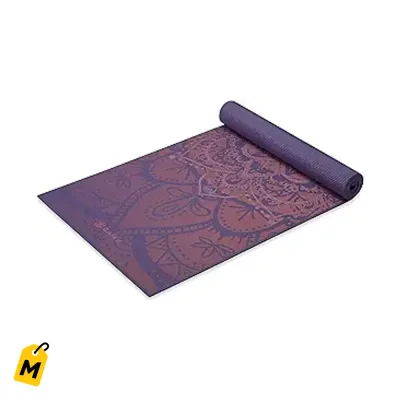Mat de Yoga Gaiam 6mm Extra Gruesa Antideslizante Pa Ejercicio y Fitness