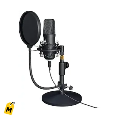 Microfono USB Maono A04T Kit Sonido Nitido Pa PC Streaming YouTube y Gaming