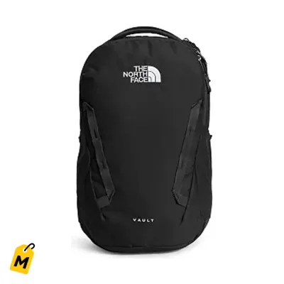 Mochila The North Face Vault Negra - Comoda, resistente al agua y con mucho espacio