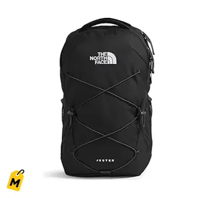 Mochila TNF Jester Negra pa laptop y el corre corre del dia a dia