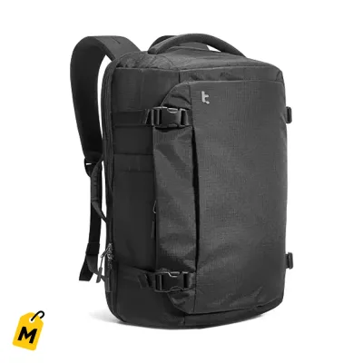 Mochila tomtoc 28/40L: El Bulto Pa Tus Viajes, Aprobado Pa Avion y Resistente