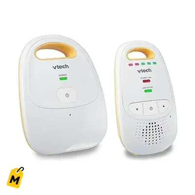 Monitor de Bebe VTech DM111 Seguro Sin WiFi Cero Estatica Bateria 8H