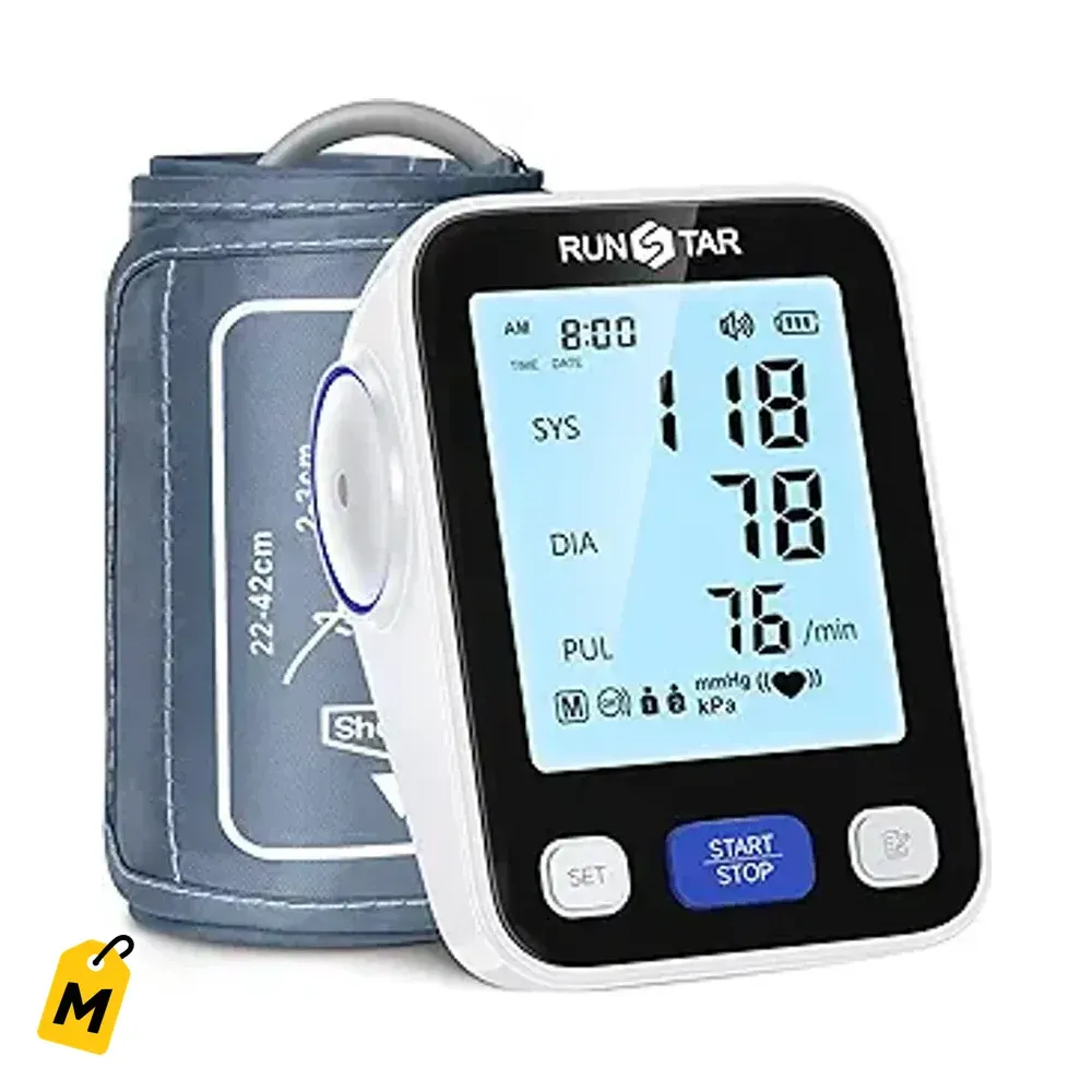 Monitor de Presion RunStar: Exacto, Comodo y con Memoria. Pa tu salud!