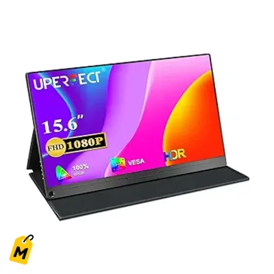 Monitor Portatil UPERFECT 15.6 FHD IPS HDR USB C Gaming Pa Laptop Celular y PC