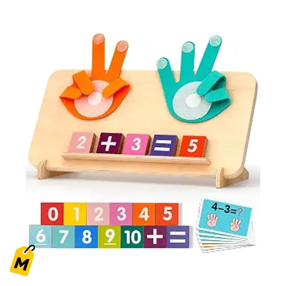 MOTREE Juguete Montessori pa Ninos | Aprende Matematicas Contando Facil