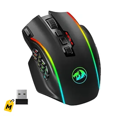 Mouse Gamer Inalambrico Redragon M901P-KS RGB 16000 DPI 16 Botones 70 Hrs